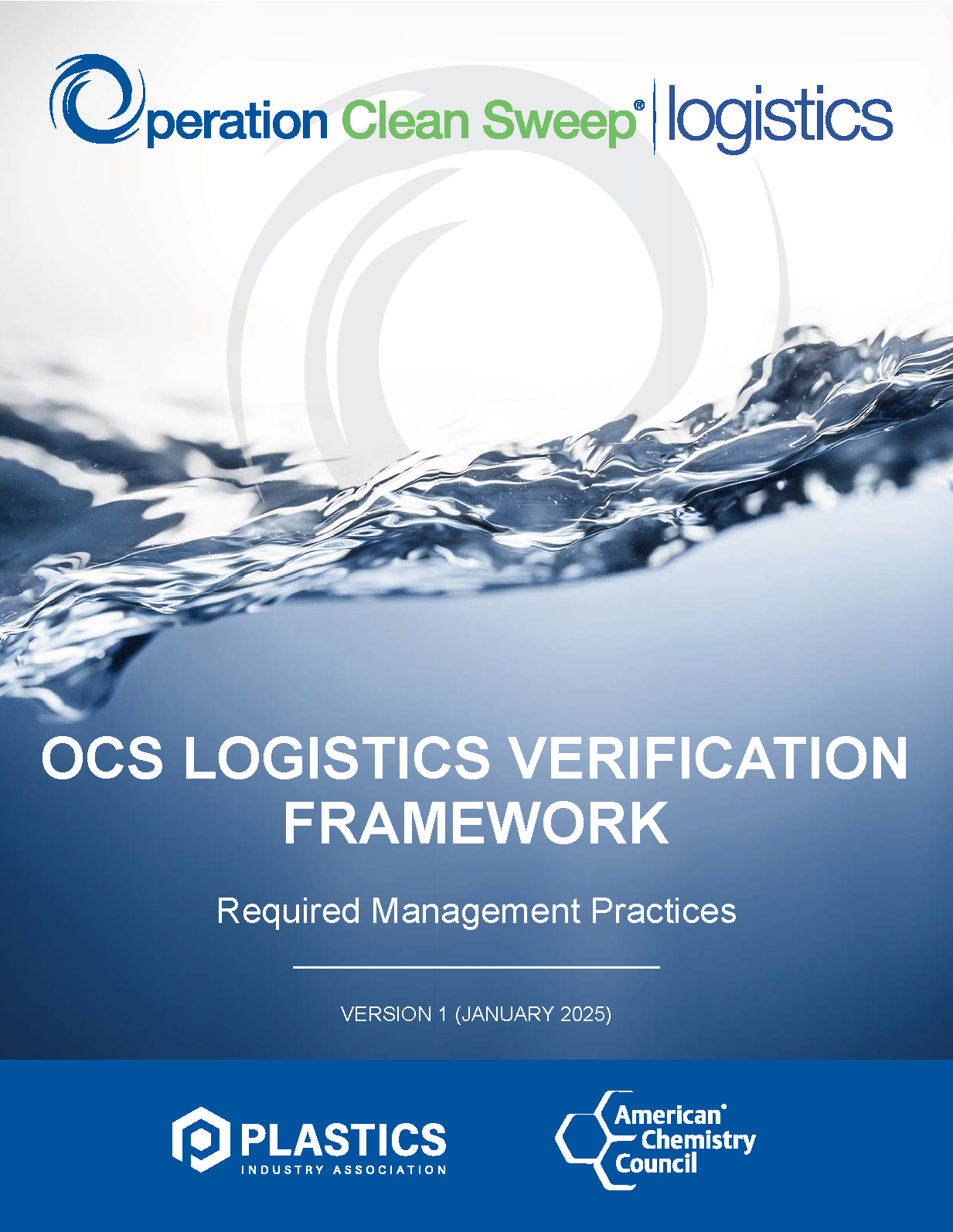 OCS Logistics Verification Framework flyer
